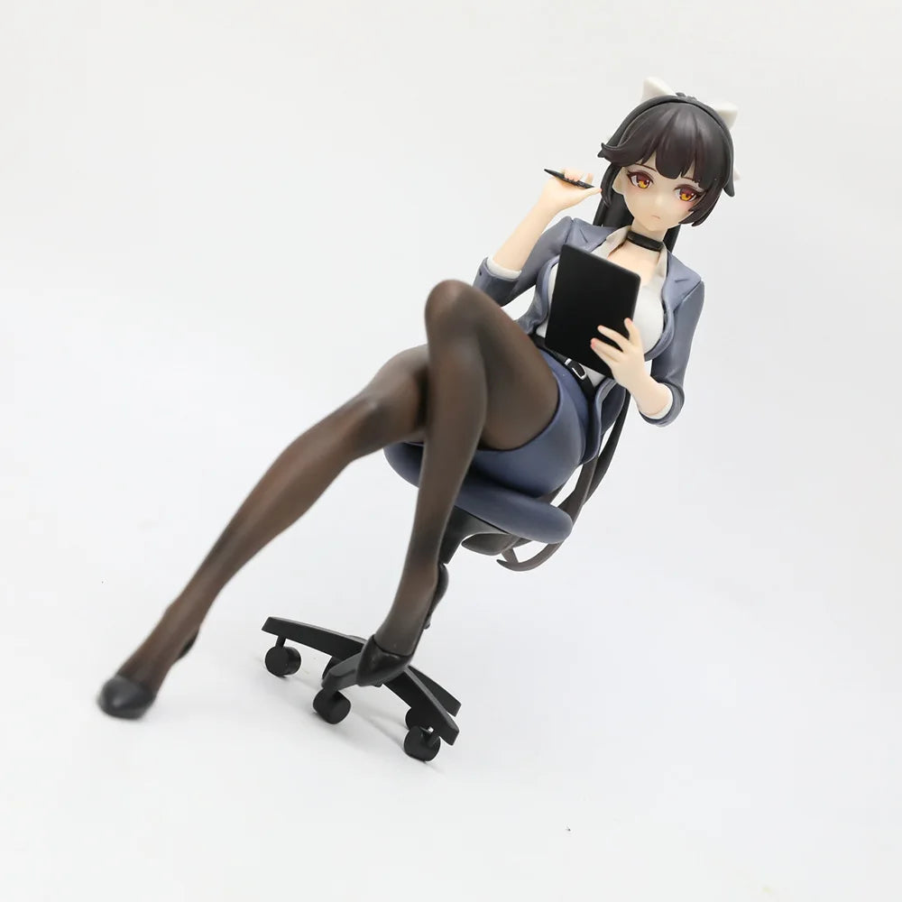 18cm Azur Lane Takao Ver Girl 1/6 Figure Pvc Action Anime Model Game Statue Adult Collectible Doll Toys Xmas Gift
