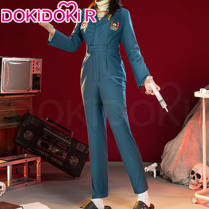 IN STOCK Anya Curly Daisuke Cosplay Costume Game Mouthwashing【XS-3XL】DokiDoki-R Uniform Halloween Anya Cosplay Wig Plus Size