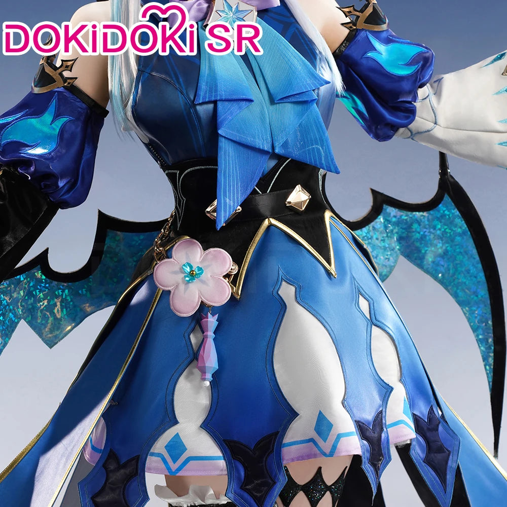 Cerydra Cosplay Costume Game Honkai: Star Rail【S-2XL】DokiDoki-SR HSR Women Halloween Dress Cosplay Cerydra Wings Wig Plus Size
