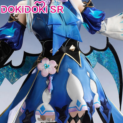 Cerydra Cosplay Costume Game Honkai: Star Rail【S-2XL】DokiDoki-SR HSR Women Halloween Dress Cosplay Cerydra Wings Wig Plus Size
