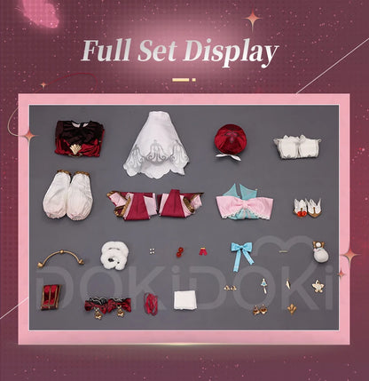 IN STOCK Hyacine Cosplay Costume Game Honkai: Star Rail DokiDoki-SR HSR Women Cute Amphoreus Hyacine Cosplay Wig