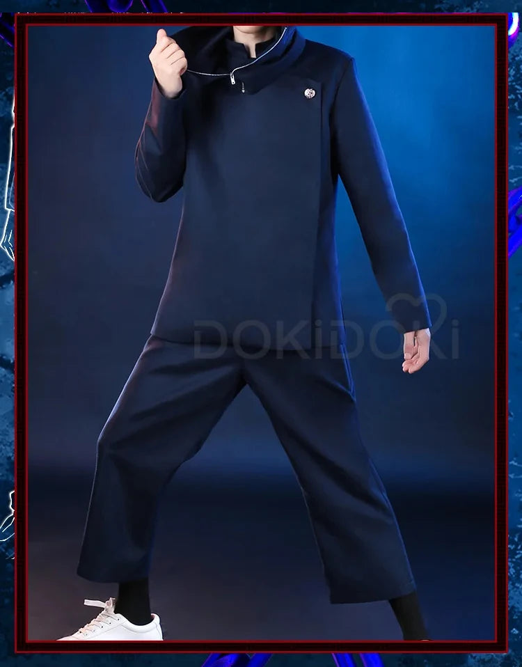 IN STOCK Gojo Satoruu/ Togee Inumaki Cosplay Costume Anime  DokiDoki-SR Dark Blue Uniform Costume Christmas