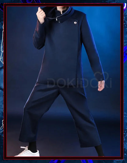 IN STOCK Gojo Satoruu/ Togee Inumaki Cosplay Costume Anime  DokiDoki-SR Dark Blue Uniform Costume Christmas