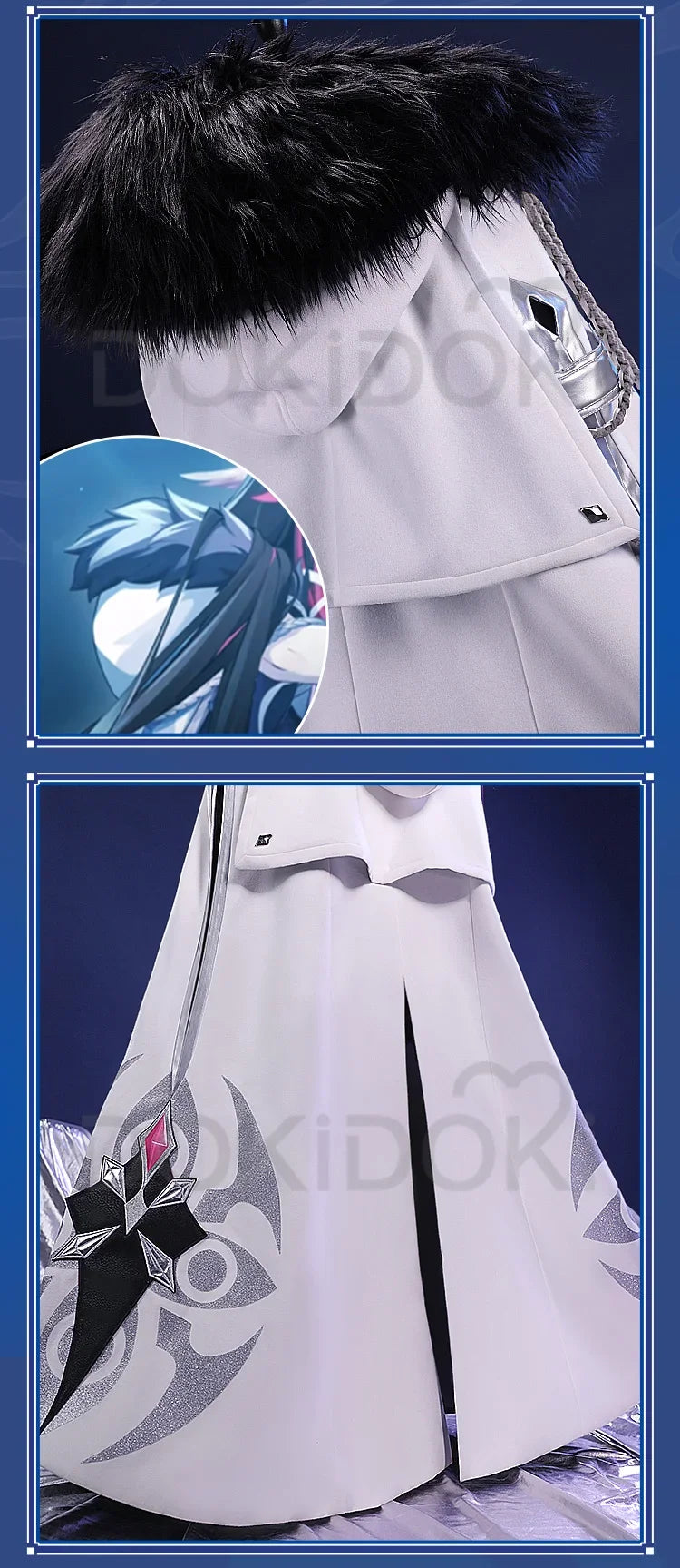 IN STOCK Columbina Cosplay Game Genshin Impact Fatui Harbinger Cosplay Costume DokiDoki-SR Cloak Women Cosplay Christmas