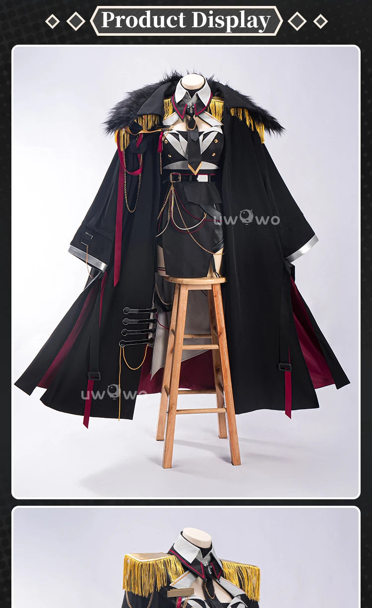 PRE SALE UWOWO Shenhe Cosplay Game Genshin Impact Fanart Shenhe Military Uniform Cosplay Costume With Coat Halloween Costume