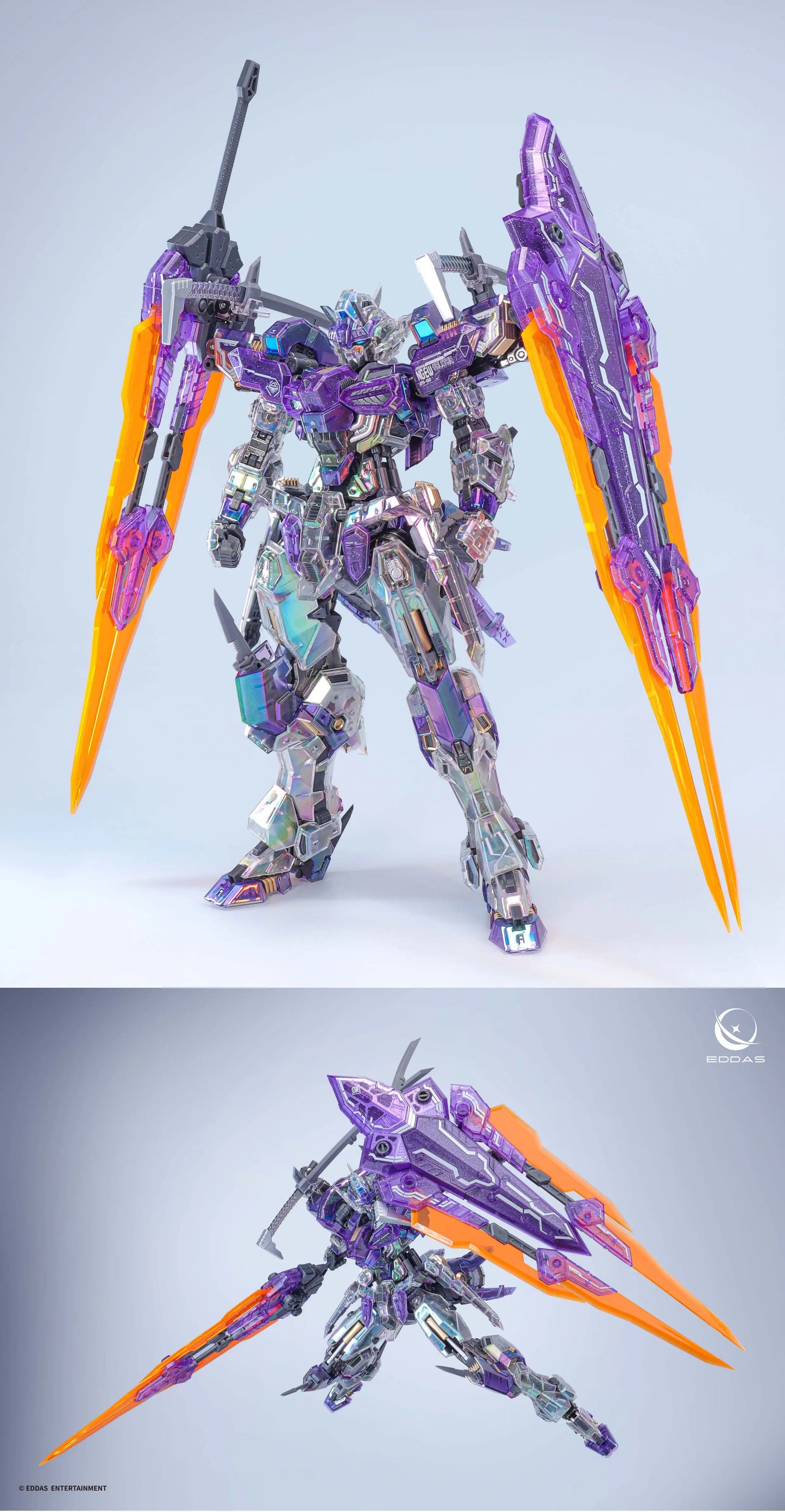 Bandai Valkyrie Holographic Translucent Assembly Model ABS