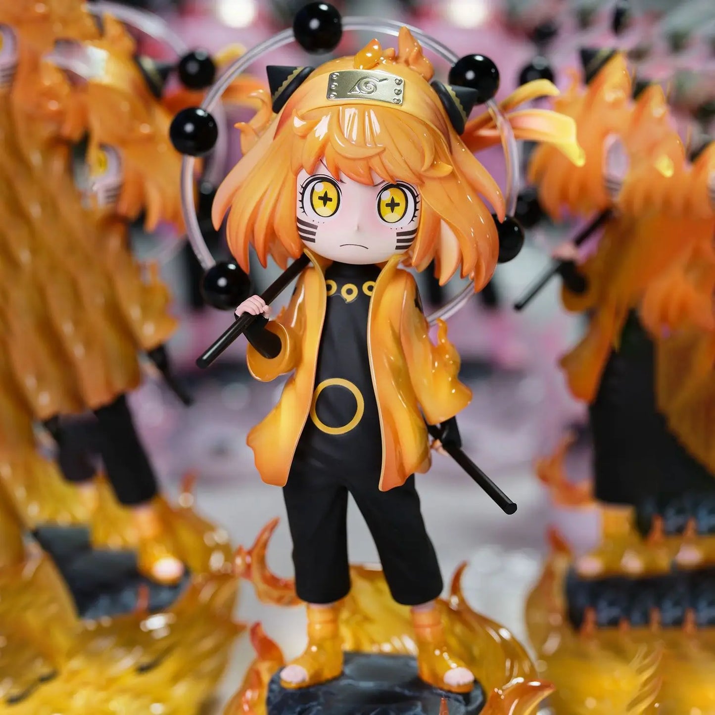 22cm Naruto Anime Figure Anya Forger Cos Rikudousennin Naruto Action Figurine Pvc Statue Collection Model Desk Decor Toys Gifts