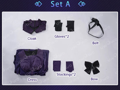 UWOWO Jeannee Cosplay Game  Jeannee d'Arc Stage 2 Battle Suit Cosplay Costume Halloween Costume