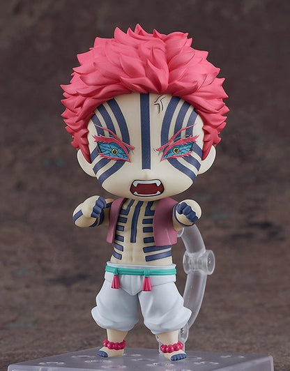 10cm/3.94in Kimetsu no Yaiba Anime Figure Upper Three Akaza Action Figure Kamado Tanjirou Figurine PVC Collection Model Doll Toy