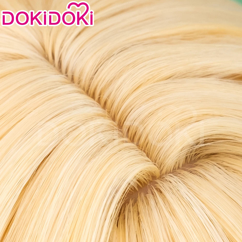 Emilie Wig Game Genshin Impact Cosplay Wig DokiDoki Perfumer Emilie Cosplay Glasses Necklace Women 45cm Short Hair Free Wig Cap