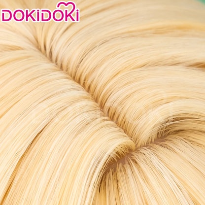 Emilie Wig Game Genshin Impact Cosplay Wig DokiDoki Perfumer Emilie Cosplay Glasses Necklace Women 45cm Short Hair Free Wig Cap