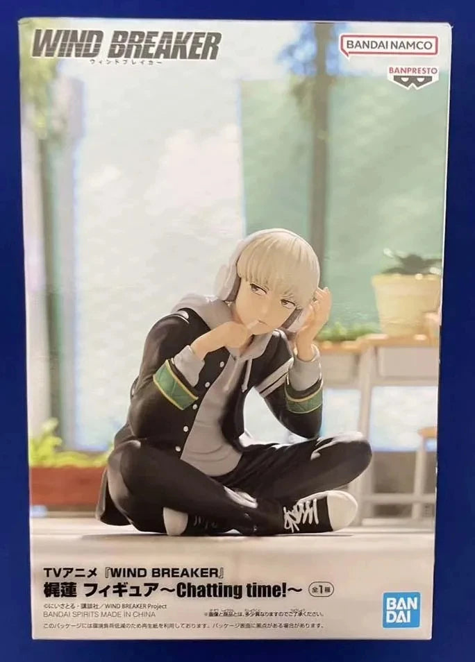 Original Banpresto In Stock Wind Breaker Chatting Time Haruka Sakura Kaji Ren Figure Anime Action Model Genuine Boxed Toys Gifts