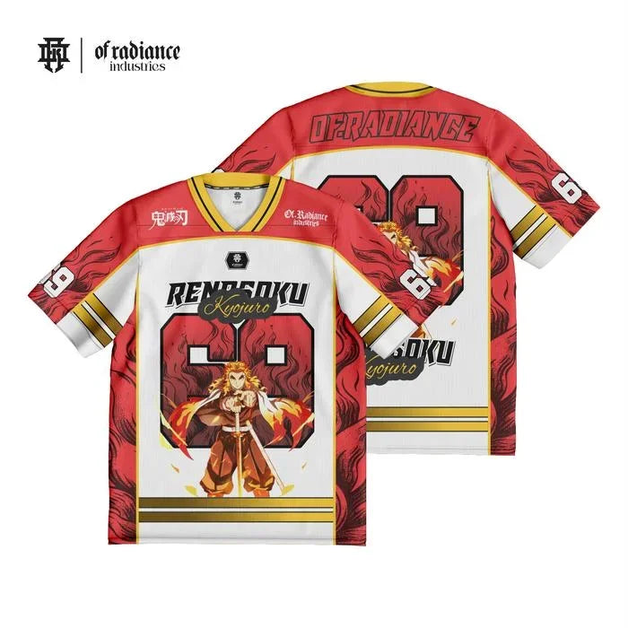 New Football Jerseys Japanese Anime Bandai Demon Slayer Tanjiro Nezuko T-shirt Sporty Street Loose for Men  Children Christmas