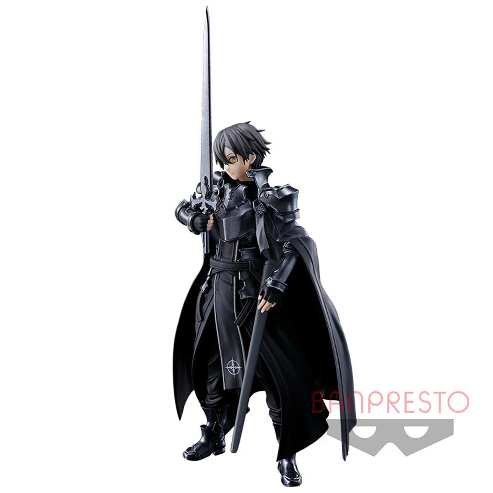 Bandai Original Banpresto Sword Art Online Asuna Sinon Eugeo Kirigaya Kazuto Action Figure Model Collectibles Boxed Toys Gift