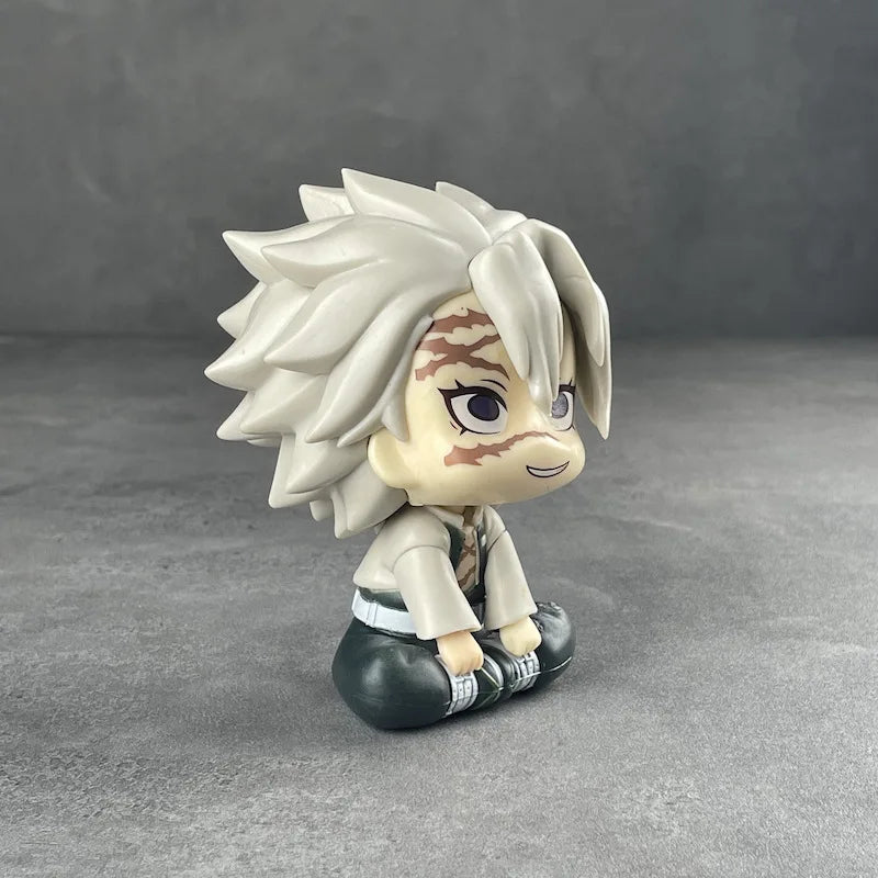 New Demon Slayer Anime Figure Q Version Wind Column Love Column Model Toy Wholesale Ghost Extingishment Blades Honny Souichi