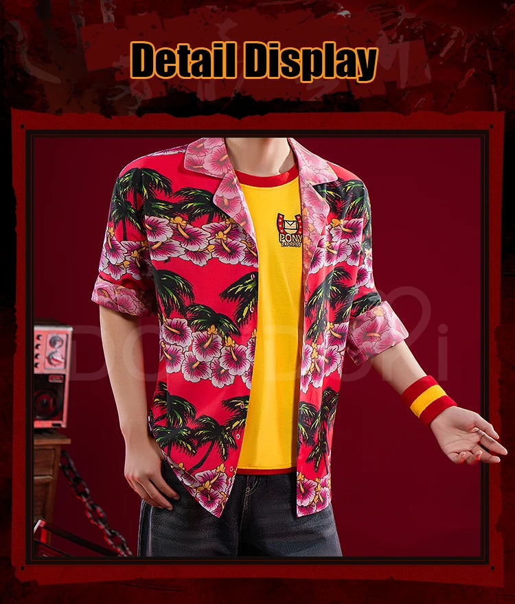 IN STOCK Anya Curly Daisuke Cosplay Costume Game Mouthwashing【XS-3XL】DokiDoki-R Uniform Halloween Anya Cosplay Wig Plus Size