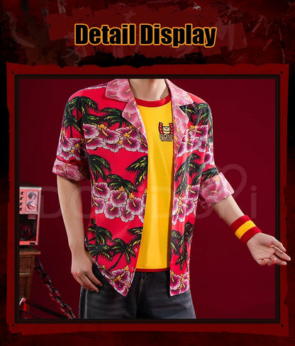 IN STOCK Anya Curly Daisuke Cosplay Costume Game Mouthwashing【XS-3XL】DokiDoki-R Uniform Halloween Anya Cosplay Wig Plus Size