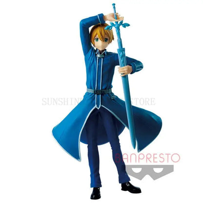 Bandai Original Banpresto Sword Art Online Asuna Sinon Eugeo Kirigaya Kazuto Action Figure Model Collectibles Boxed Toys Gift