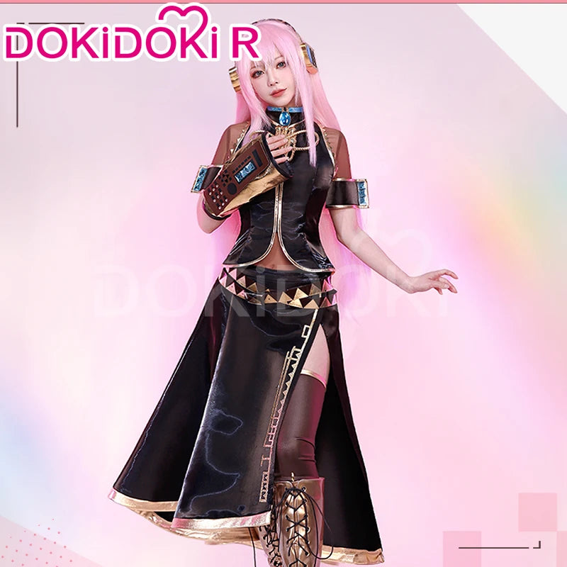 IN STOCK Lukaa Cosplay Costume Game Cosplay DokiDoki-R Megurinee Lukaa Cosplay Women Cute Costume Halloween