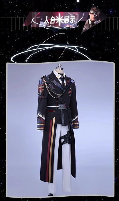 Love and Deepspace Caleb Cosplay Costume Wig Farspace Colonel Uniform Trench Halloween Party for Women Men Carnival Cos Props