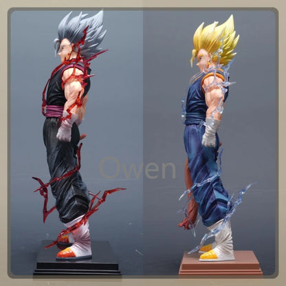 Anime Dragon Ball Figurine Super Saiyan Vegetto Combat Action Figures PVC Statue Collection Model Birthday Decoration Toys Gifts