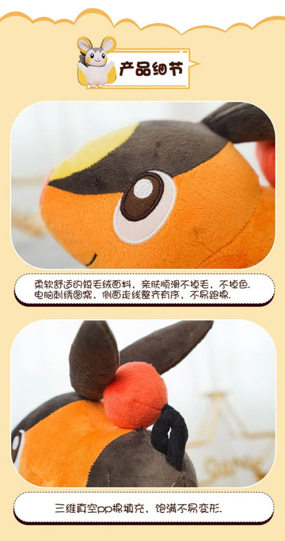 20CM Pokemon Pikachu Plushies Emolga Peluche Oshawott Cartoon Anime Peluche Ornament Comfortable Soft Doll Children Toy Gift