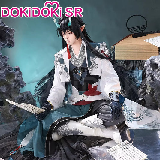 IN STOCK Dan Feng Cosplay Costume Game Honkai: Star Rail DokiDoki-SR Cosplay Imbibitor Lunae Dan Feng Men Dan Heng Halloween