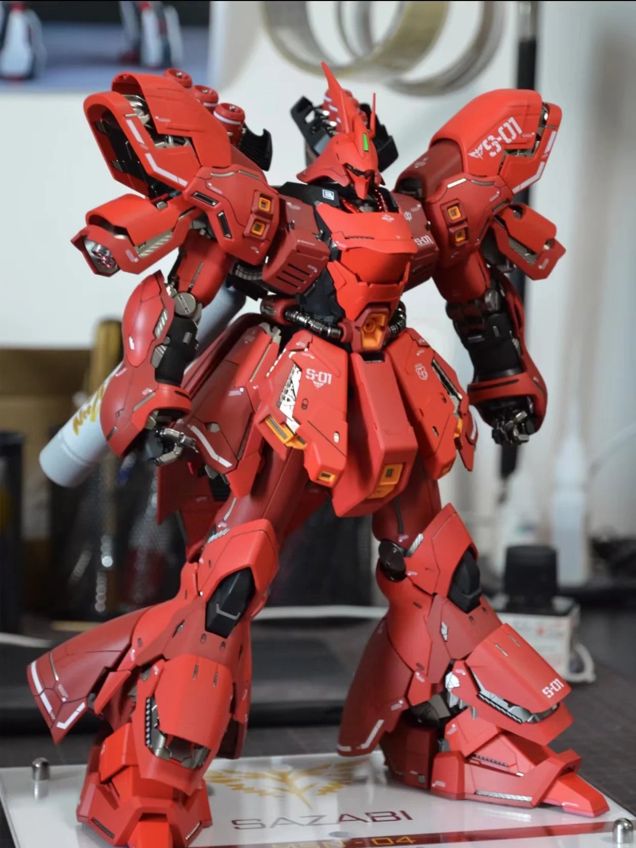 In Stock DABAN 6631 SAZABI Ver.Ka MG 1/100 Assembly Model Kit Action Figures Plastic Model Kits Robot Collection Kids Toy