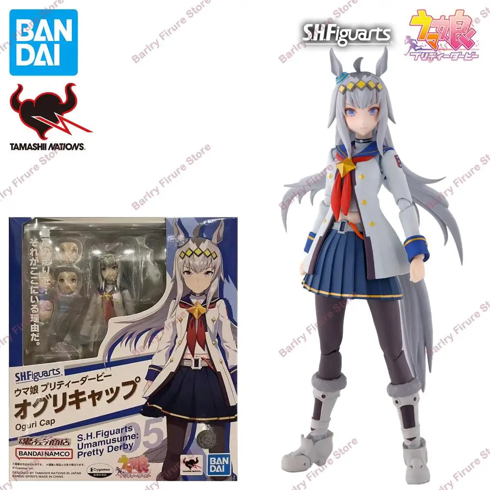 Bandai S.H.Figuarts Horse Racing Lady Tamamo Oguri Cap 13-15cm PVC - 1-Oguri