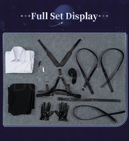 IN STOCK Sylus Rafayel Xavier Zayne Cosplay Costume Game Love and Deepspace【XS-2XL】DokiDoki-R White Grey Halloween Plus Size