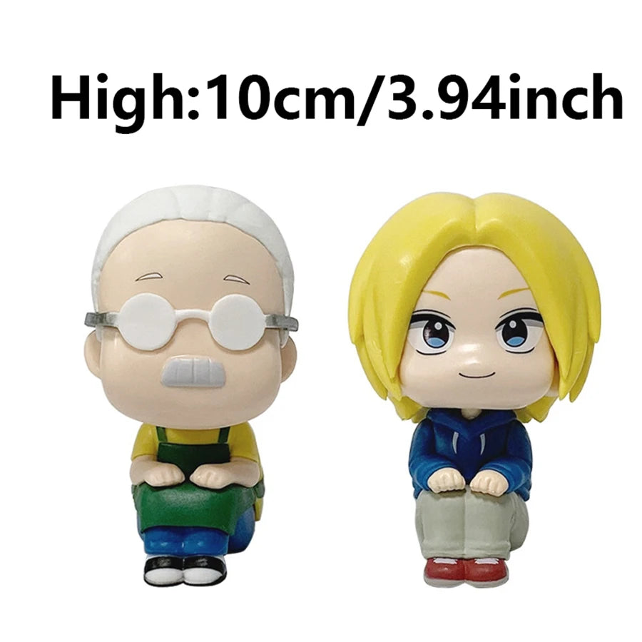 10cm Sakamoto Days Anime Figure Look Up Sakamoto Tarou Action Figure Kawaii Asakura Shin Figurine PVC Collection Model Doll Toys