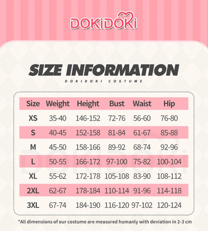 【Last Batch】IN STOCK Zoeyy Miraa Rumii Cosplay Costume【XS-3XL】DokiDoki-N Golden Costume Zoeyy Miraa Rumii Cosplay Plus Size