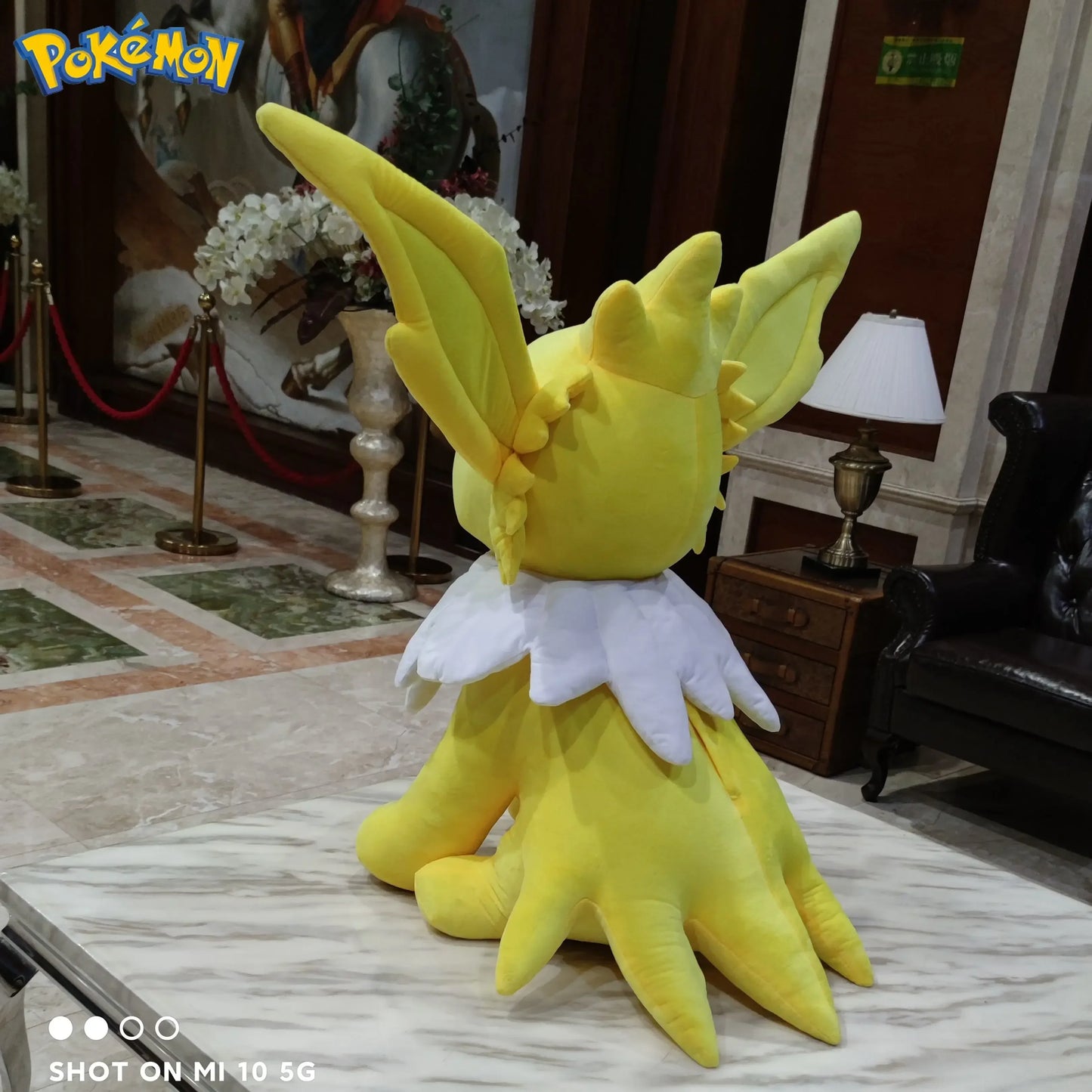100CM Pokémon Jolteon Plushies Cartoon Anime Stuffed Kawaii Ornament Comfortable Soft Doll Big Size Children Toy Peluche Gift