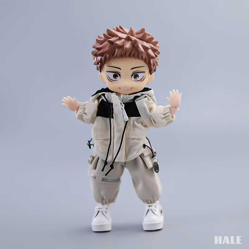 OB11 1/12 Doll Outdoor Jacket and Pants Suit Casual Outfit Accessories for DIY Dolls - 2 / ob11