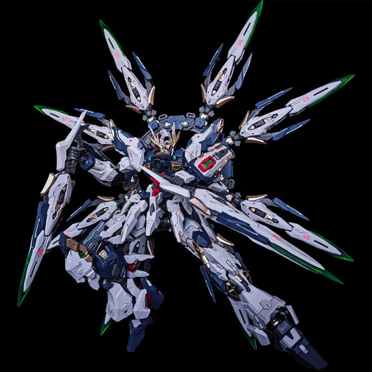 1/100 Apocalypse Series Pre-Assembled Alloy Skeleton Action Figure Mecha Warrior High Detail Detachable Parts Assembly Model Toy