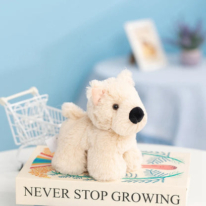 20cm Kawaii Furry Friend Stuffed Animal Dog Soft Toy Lying Puppy Panda Monkey Plushies Cute Wrist Support Plush Doll