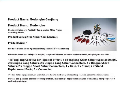 Motor Nuclear MNPQ-XH04 Ganjiang 16cm ABS Model Kit