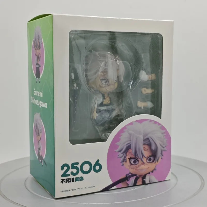 Cute Anime Demon Slayer Kimetsu No Yaiba Figurine Hashibira Inosuke Action Figures Clay Man PVC Model Statue Collection Toy Gift