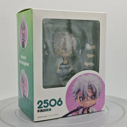 Cute Anime Demon Slayer Kimetsu No Yaiba Figurine Hashibira Inosuke Action Figures Clay Man PVC Model Statue Collection Toy Gift