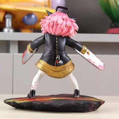 Devil Hunter Anya Forger Cos Chainsaw Man Animal Figure Peripheral Models Figurines Gk Desktop Ornaments Surprise Holiday Gifts