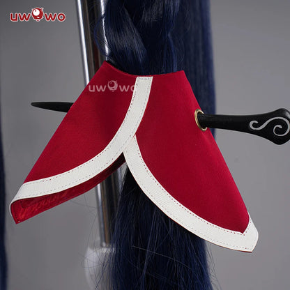 IN STOCK UWOWO Ahri Cosplay Wig Game League of Legends/LOL: Ahri Wig Champion Cosplay Wigs Ahri Hair Dark Blue 100cm Long Wig