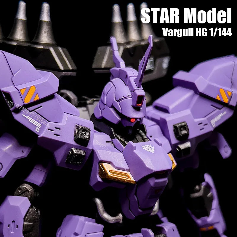 In Stock STAR Model Varguil HG 1/144 HGUC AMS-123X PB Assembly Model Kit Toys Action Figures Robot Mecha Kids Gifts