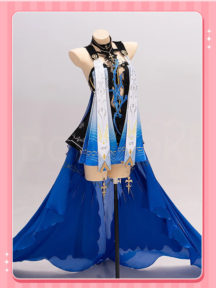Fleurdelys Cartethyia Cosplay Costume Game Wuthering Waves【XS-3XL】DokiDoki-N Fleurdelis Dress Ears Plus Size