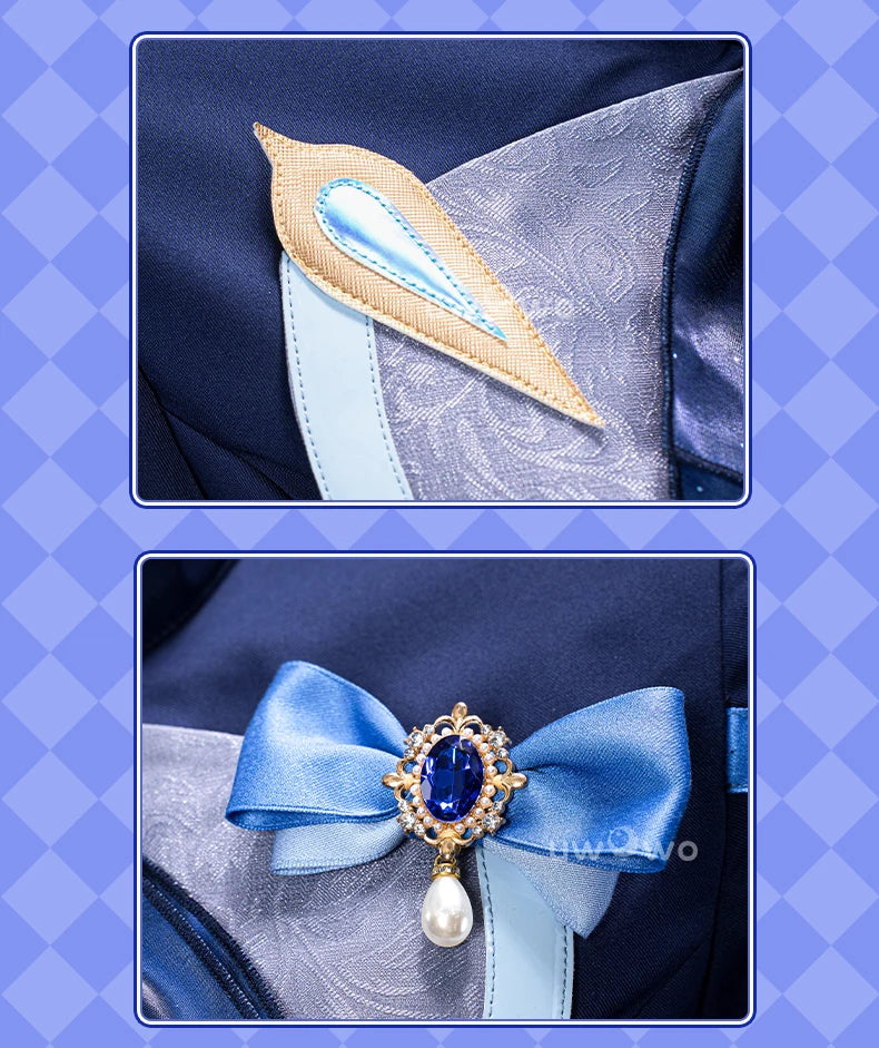 LAST BATCH UWOWO Furina Cosplay Costume GAME Genshin Impact Furina Focalors Hydro Archon Fontaine Rococo Furina Cospaly Outfit