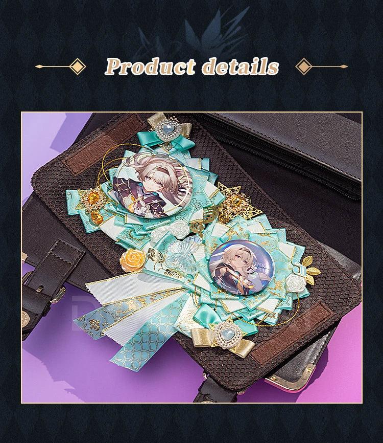 IN STOCK Firefly Dan Heng IL Blade Doujin Bag Game Honkai: Star Rail DokiDoki Cosplay Props School Bag Halloween