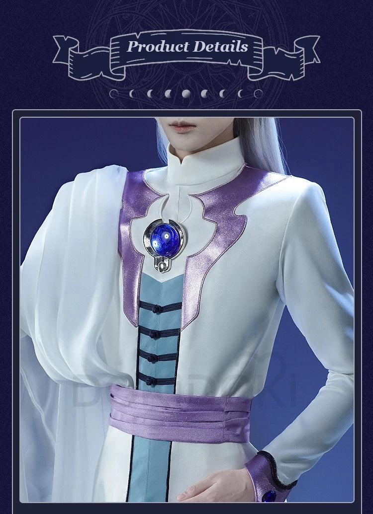 IN STOCK Yue Cosplay Costume Anime Card Captor Sakura DokiDoki-SR Tsukishiro Yukito Men Cosplay Costume Halloween