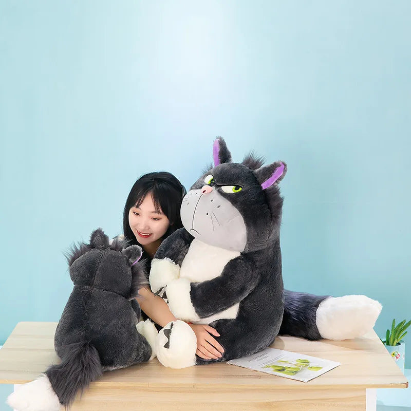 Disney Lucifer Plush Cartoon Cute Ugly Cat Doll Sitting In Tokyo Disney Plush Doll Cinderella Colleagues Spoof Doll Kids Gifts