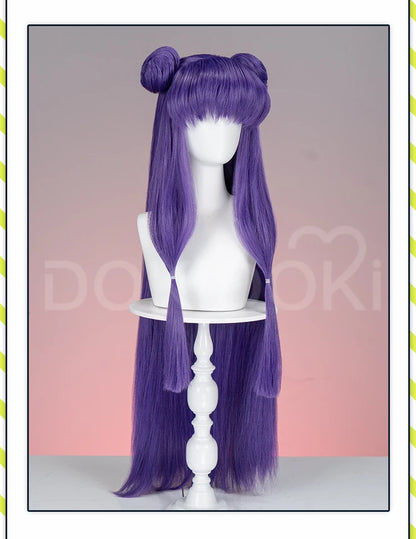 IN STOCK Shampoo Wig Anime Ranma 1/2  DokiDoki Cosplay Wig Cute Women Purple Long Hair Heat Resistant Synthetic Wig Halloween