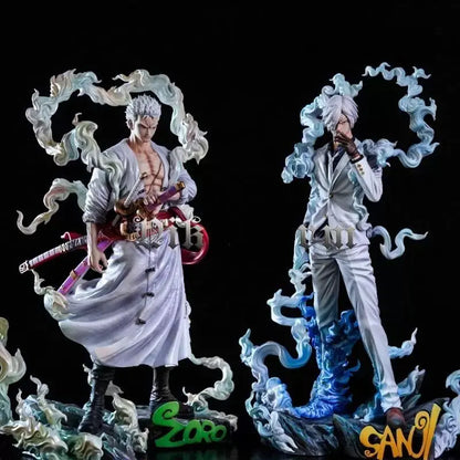 Bandai One Piece Nika Sanji Nika Zoro 28cm PVC Model