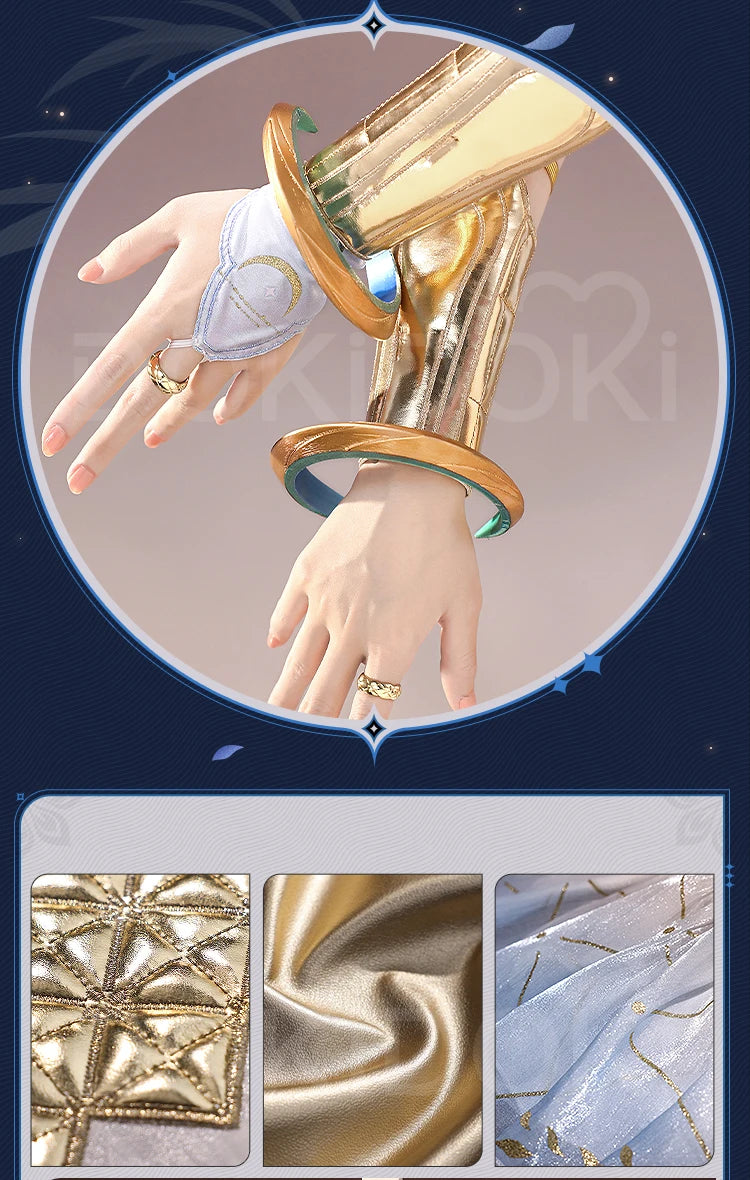 Iuno Cosplay Costume Game Wuthering Waves DokiDoki-SR Women Sexy Dress Costume Iuno Halloween Cosplay Metal Accessories